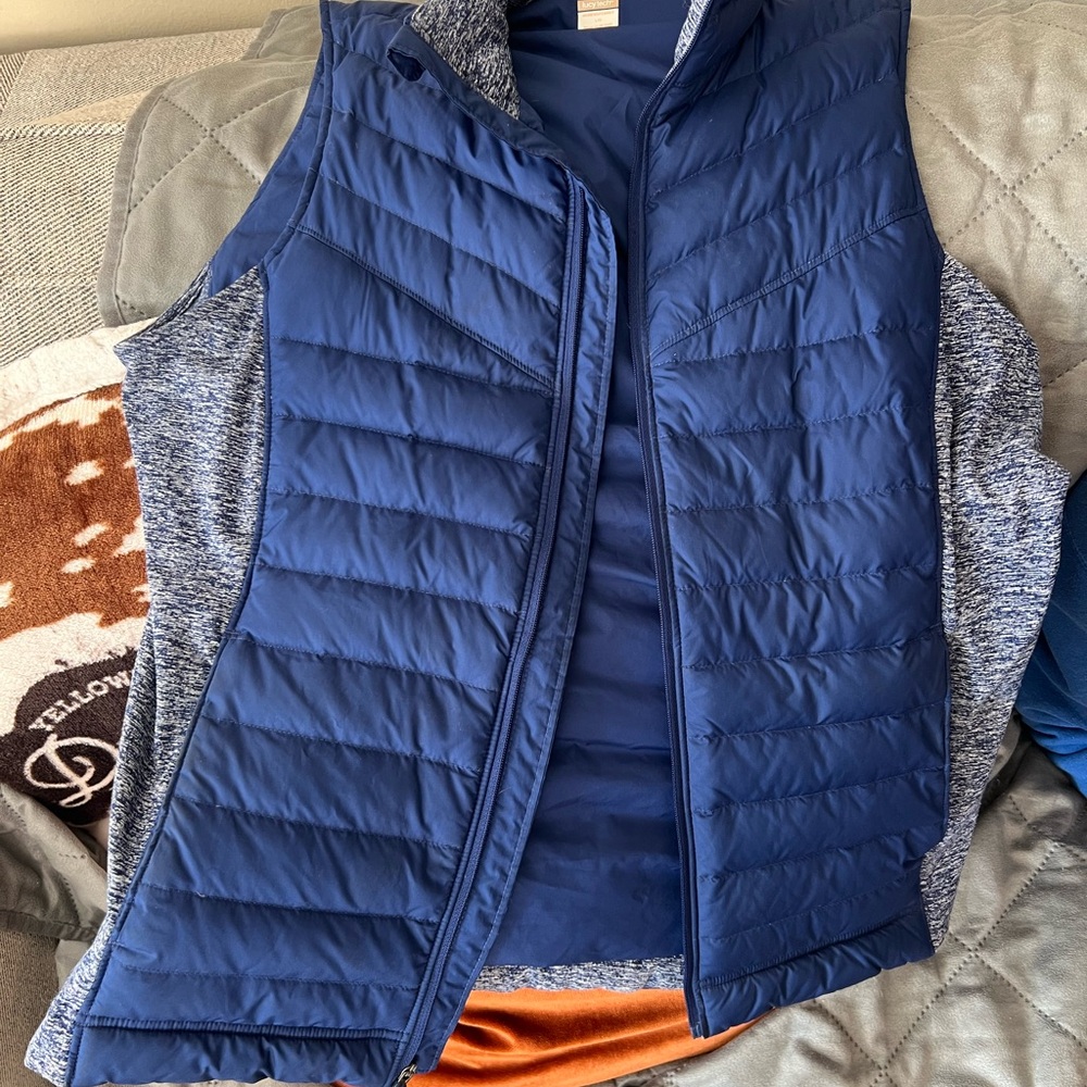 Blue Quilted Vest